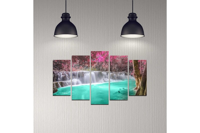 Dekorativ MDF-målning 5 Delar - Flerfärgad - Inredning & dekor - Tavlor & konst - Canvastavla