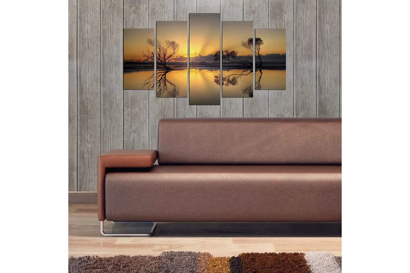 Dekorativ MDF-målning 5 Delar - Flerfärgad - Inredning & dekor - Tavlor & konst - Canvastavla