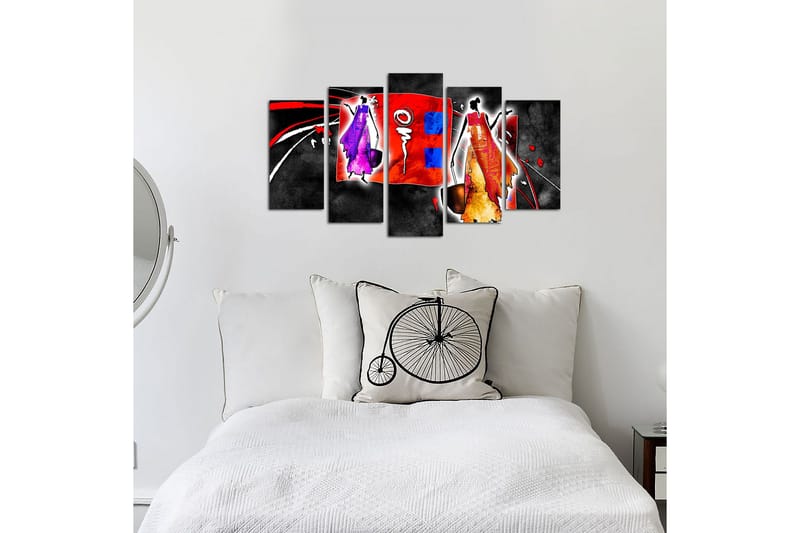 Dekorativ MDF-målning 5 Delar - Flerfärgad - Inredning & dekor - Tavlor & konst - Canvastavla