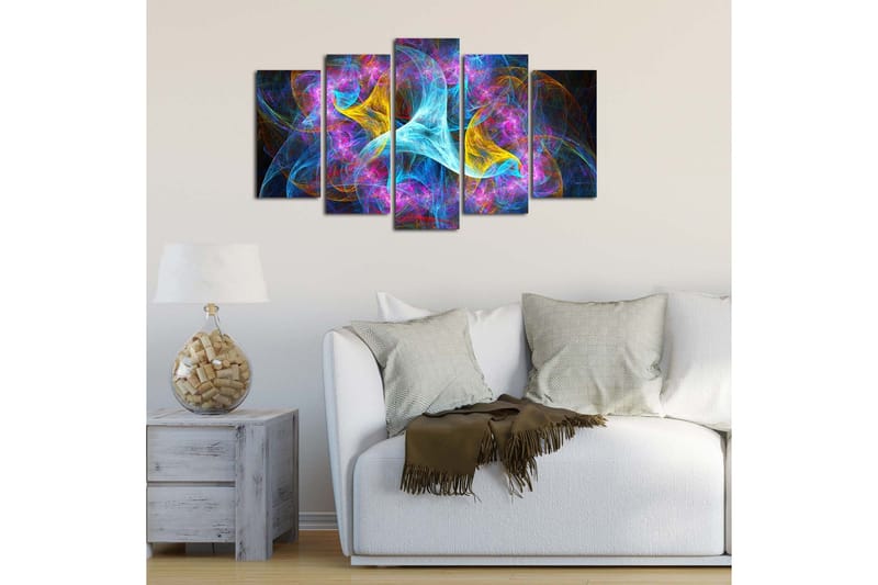 Dekorativ MDF-målning 5 Delar - Flerfärgad - Inredning & dekor - Tavlor & konst - Canvastavla