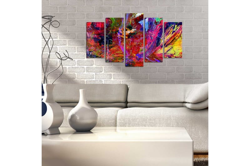 Dekorativ MDF-målning 5 Delar - Flerfärgad - Inredning & dekor - Tavlor & konst - Canvastavla