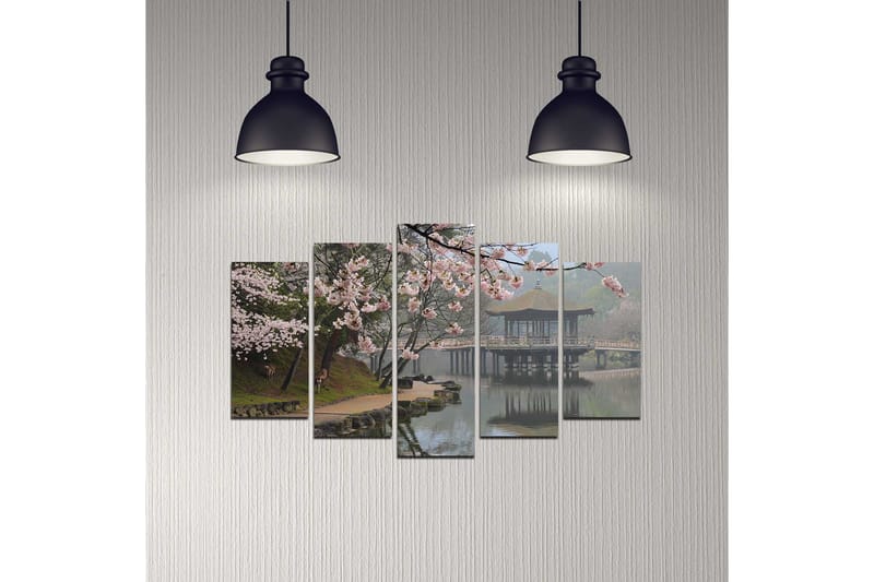 Dekorativ MDF-målning 5 Delar - Flerfärgad - Inredning & dekor - Tavlor & konst - Canvastavla