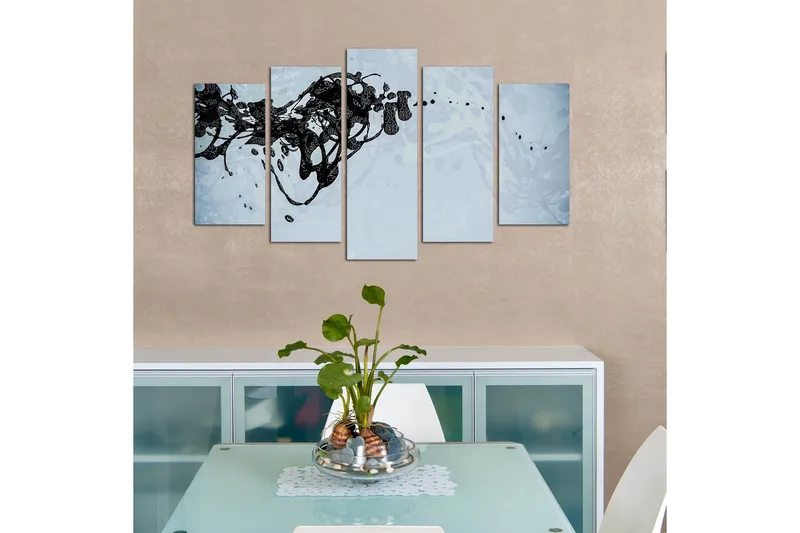 Dekorativ MDF-målning 5 Delar - Flerfärgad - Inredning & dekor - Tavlor & konst - Canvastavla