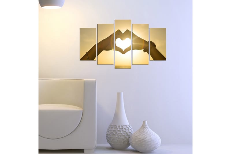 Dekorativ MDF-målning 5 Delar - Flerfärgad - Inredning & dekor - Tavlor & konst - Canvastavla