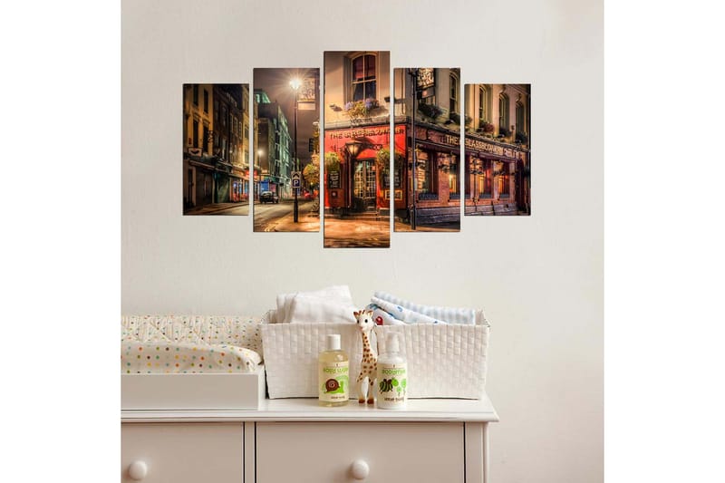 Dekorativ MDF-målning 5 Delar - Flerfärgad - Inredning & dekor - Tavlor & konst - Canvastavla