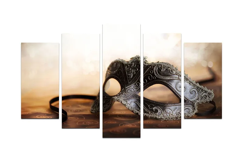 Dekorativ MDF-målning 5 Delar - Flerfärgad - Inredning & dekor - Tavlor & konst - Canvastavla