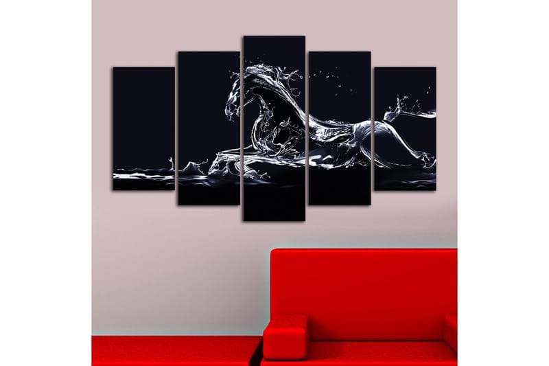 Dekorativ MDF-målning 5 Delar - Flerfärgad - Inredning & dekor - Tavlor & konst - Canvastavla