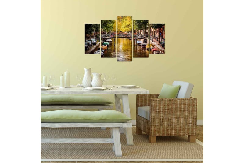 Dekorativ MDF-målning 5 Delar - Flerfärgad - Inredning & dekor - Tavlor & konst - Canvastavla