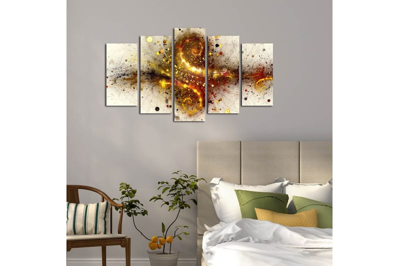 Dekorativ MDF-målning 5 Delar - Flerfärgad - Inredning & dekor - Tavlor & konst - Canvastavla