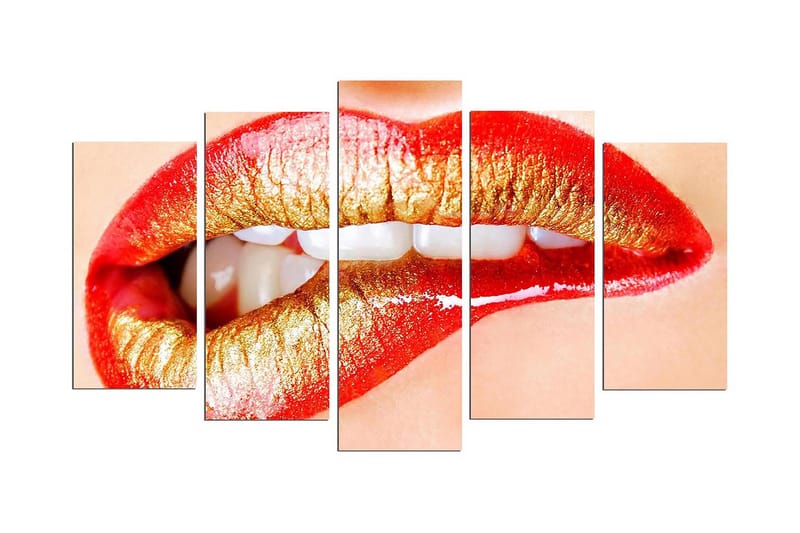 Dekorativ MDF-målning 5 Delar - Flerfärgad - Inredning & dekor - Tavlor & konst - Canvastavla