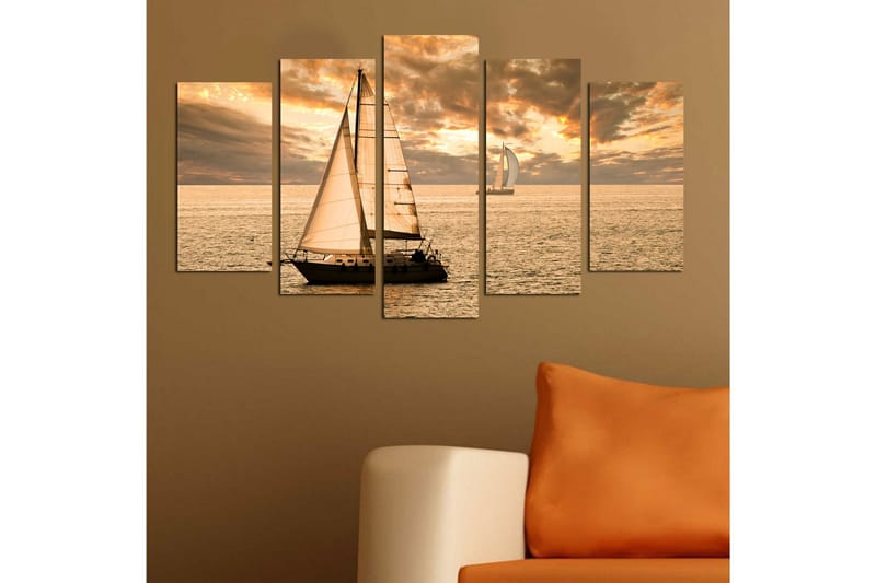 Dekorativ MDF-målning 5 Delar - Flerfärgad - Inredning & dekor - Tavlor & konst - Canvastavla