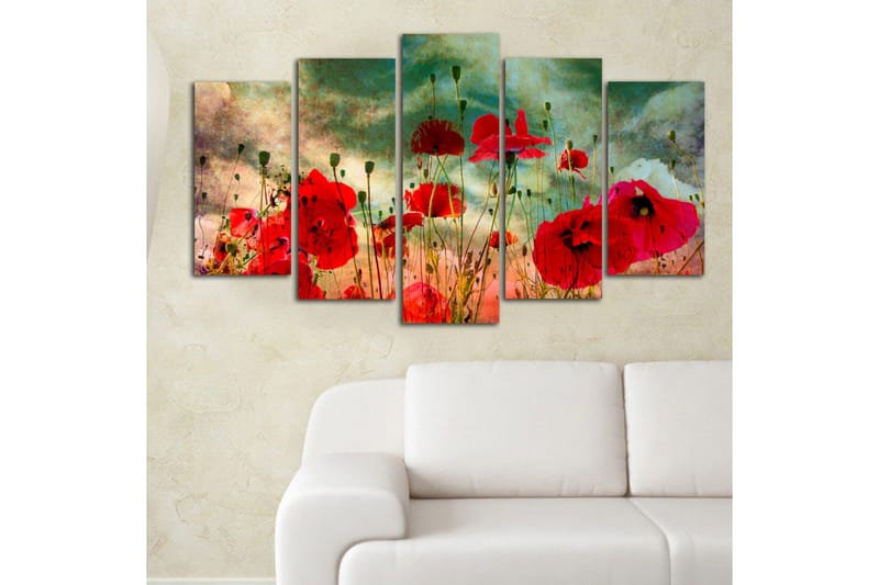 Dekorativ MDF-målning 5 Delar - Flerfärgad - Inredning & dekor - Tavlor & konst - Canvastavla