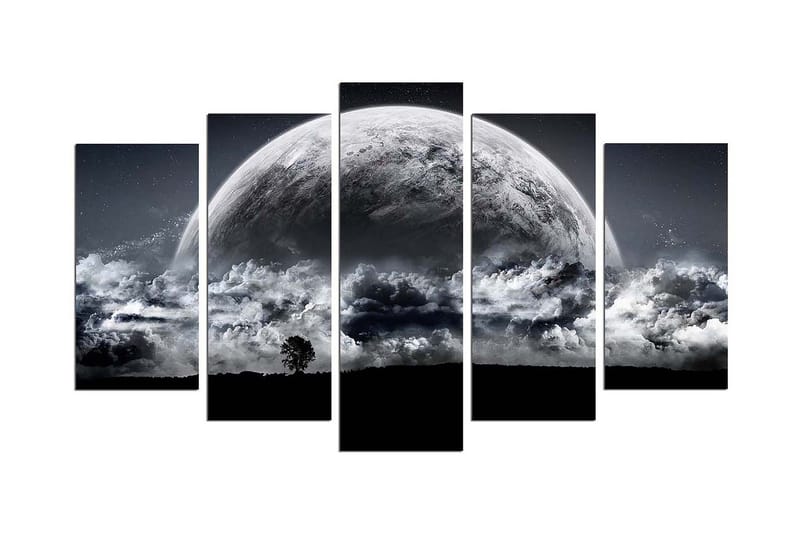 Dekorativ MDF-målning 5 Delar, Flerfärgad