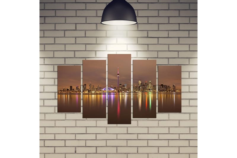 Dekorativ MDF-målning 5 Delar - Flerfärgad - Inredning & dekor - Tavlor & konst - Canvastavla