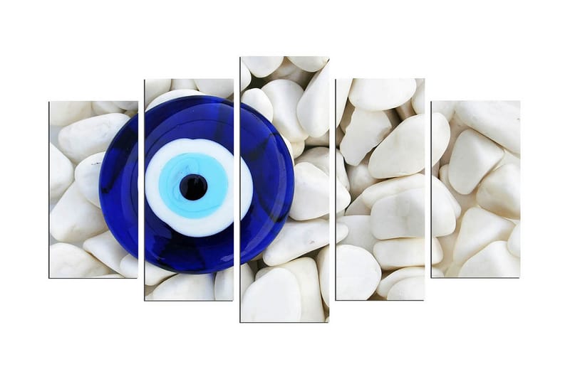 Dekorativ MDF-målning 5 Delar, Flerfärgad