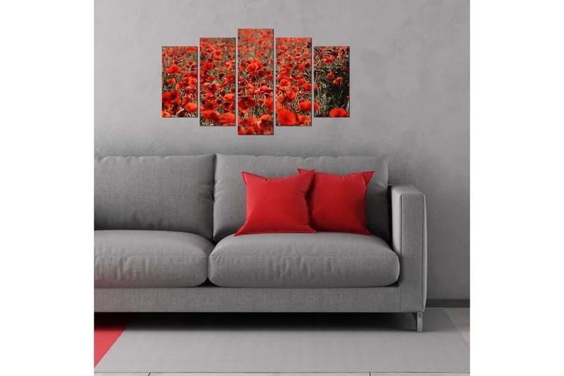 Dekorativ MDF-målning 5 Delar - Flerfärgad - Inredning & dekor - Tavlor & konst - Canvastavla