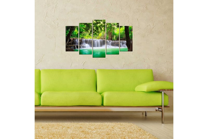 Dekorativ MDF-målning 5 Delar - Flerfärgad - Inredning & dekor - Tavlor & konst - Canvastavla