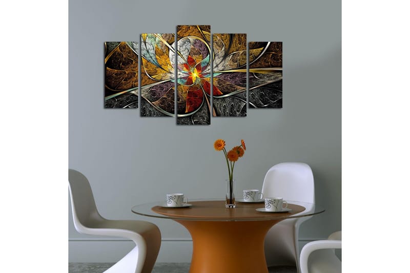 Dekorativ MDF-målning 5 Delar - Flerfärgad - Inredning & dekor - Tavlor & konst - Canvastavla