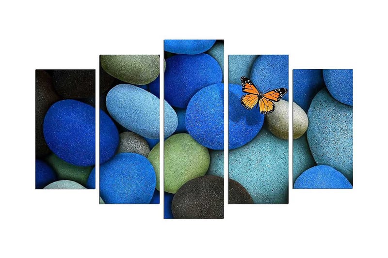 Dekorativ MDF-målning 5 Delar - Flerfärgad - Inredning & dekor - Tavlor & konst - Canvastavla