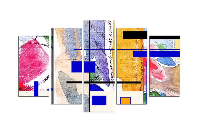 DEKORATIV MDF-målning 5 Delar - Inredning & dekor - Tavlor & konst - Canvastavla