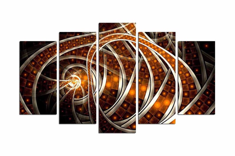DEKORATIV MDF-målning 5 Delar - Inredning & dekor - Tavlor & konst - Canvastavla