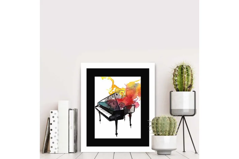 Dekorativ MDF-målning - Flerfärgad - Inredning & dekor - Tavlor & konst - Canvastavla