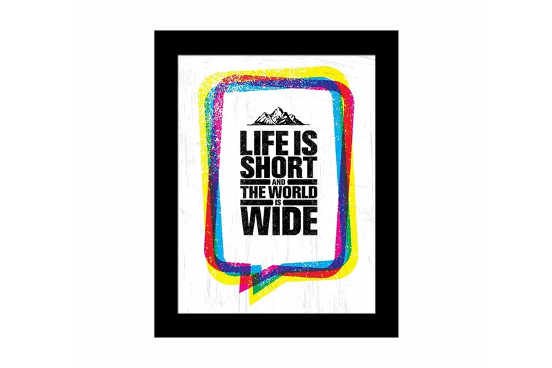 Dekorativ MDF-målning - Flerfärgad - Inredning & dekor - Tavlor & konst - Canvastavla