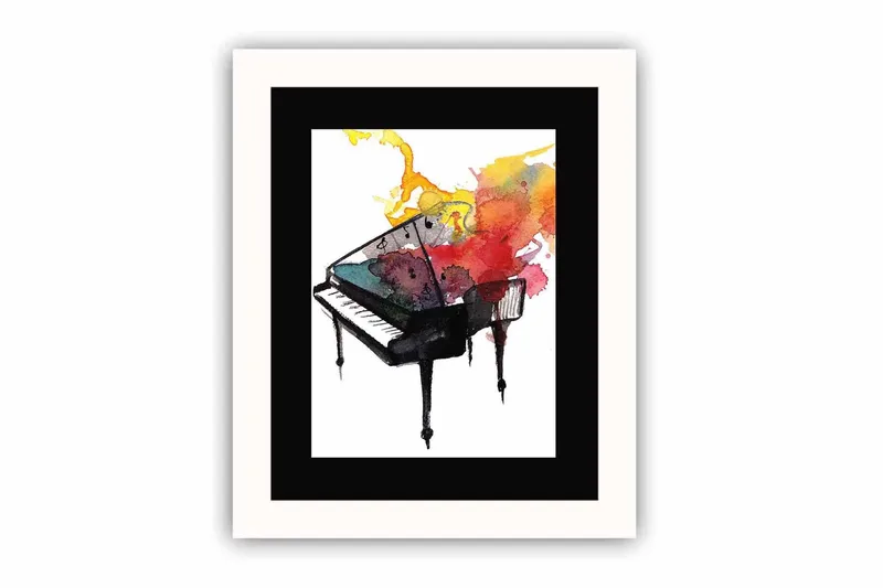 Dekorativ MDF-målning - Flerfärgad - Inredning & dekor - Tavlor & konst - Canvastavla