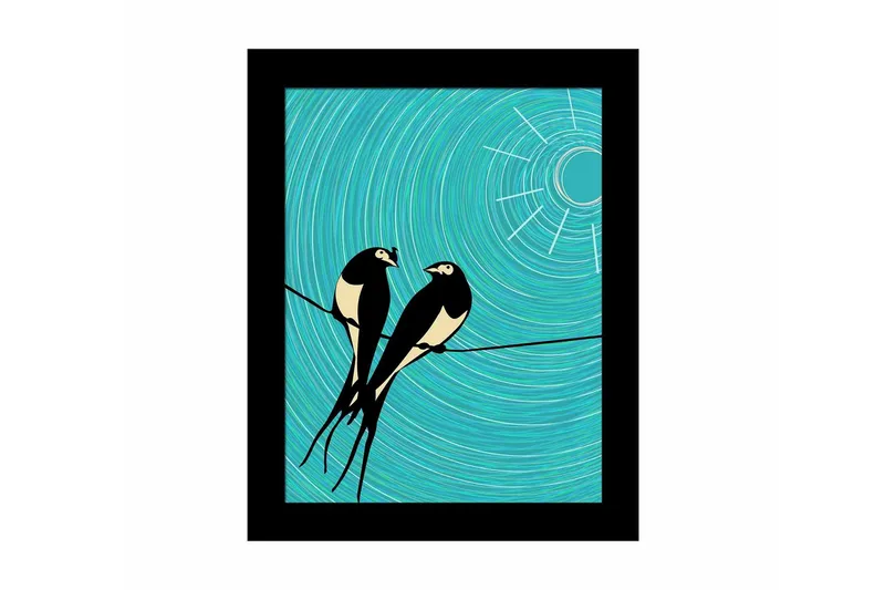 Dekorativ MDF-målning - Flerfärgad - Inredning & dekor - Tavlor & konst - Canvastavla