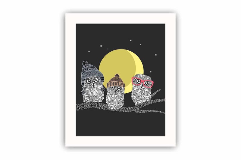 Dekorativ MDF-målning - Flerfärgad - Inredning & dekor - Tavlor & konst - Canvastavla