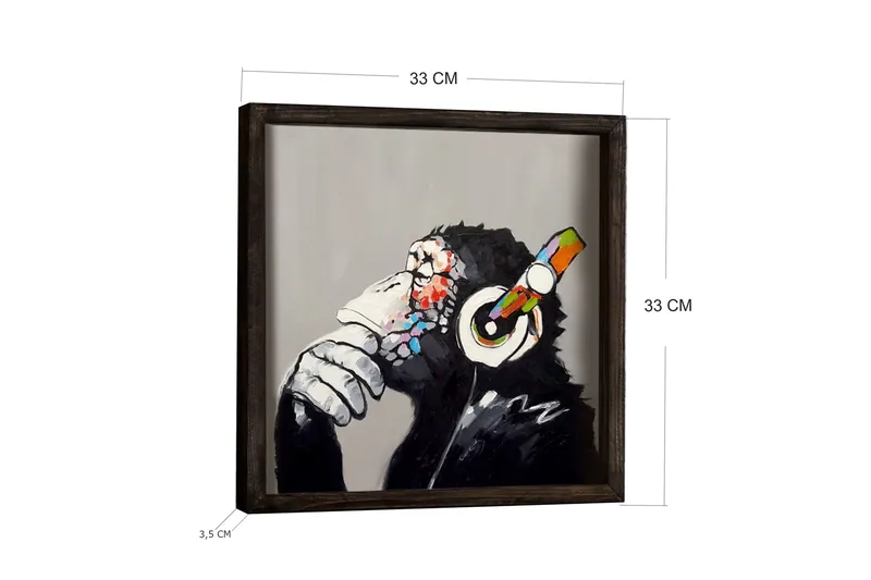 Dekorativ MDF-målning - Flerfärgad - Inredning & dekor - Tavlor & konst - Canvastavla