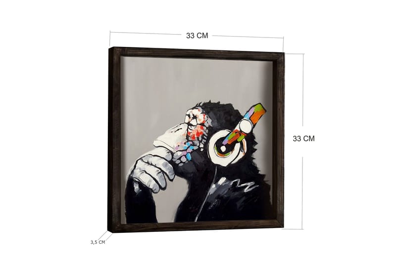 Dekorativ MDF-målning - Flerfärgad - Inredning & dekor - Tavlor & konst - Canvastavla