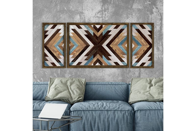 Dekorativ MDF-målning - Flerfärgad - Inredning & dekor - Tavlor & konst - Canvastavla