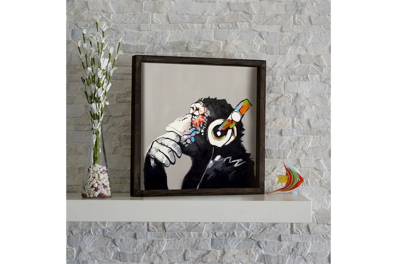 Dekorativ MDF-målning - Flerfärgad - Inredning & dekor - Tavlor & konst - Canvastavla