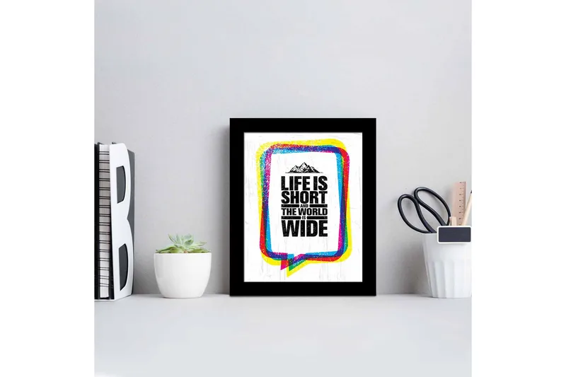 Dekorativ MDF-målning - Flerfärgad - Inredning & dekor - Tavlor & konst - Canvastavla