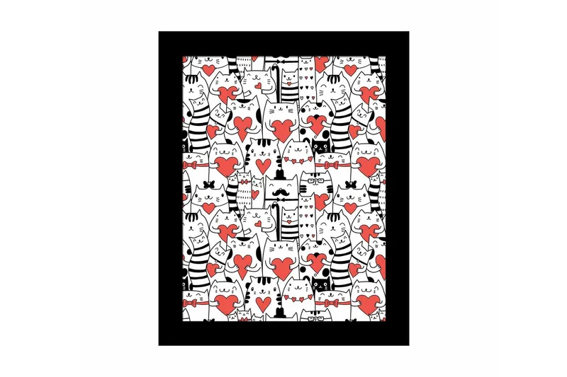 Dekorativ MDF-målning - Flerfärgad - Inredning & dekor - Tavlor & konst - Canvastavla