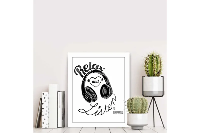 Dekorativ MDF-målning - Flerfärgad - Inredning & dekor - Tavlor & konst - Canvastavla