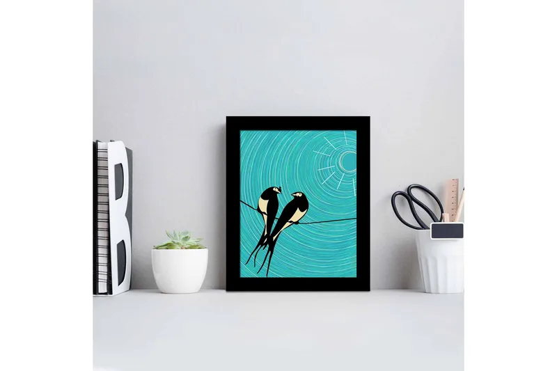 Dekorativ MDF-målning - Flerfärgad - Inredning & dekor - Tavlor & konst - Canvastavla