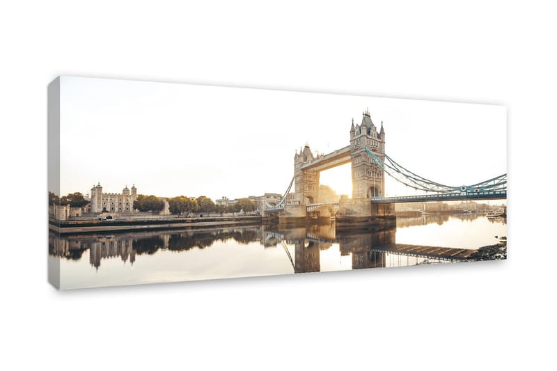 LONDON TOWER BRIDGE Tavla 60x150 cm Multifärgad - Canvastavla