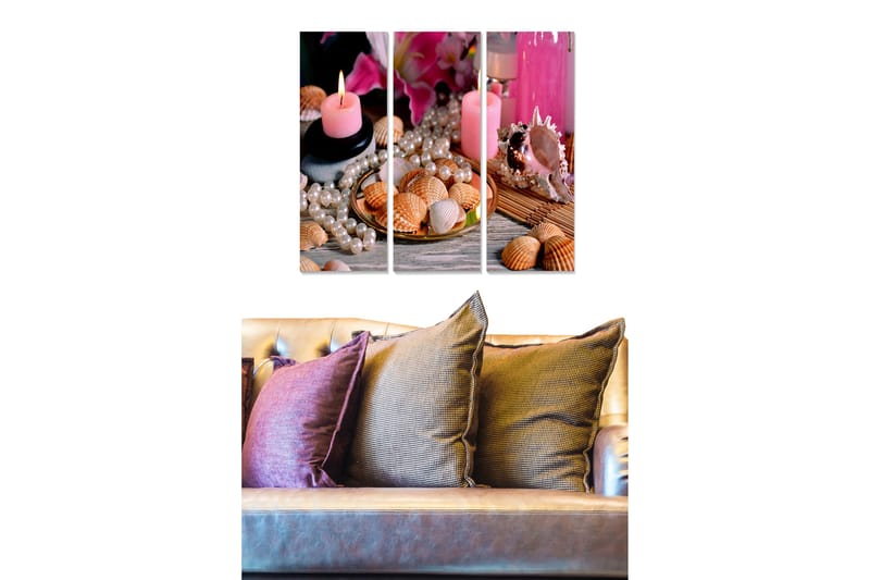 Tavla 3-Pack Flerfärgad Flerfärgad 20X50 - 20x50 cm - Inredning & dekor - Tavlor & konst - Canvastavla