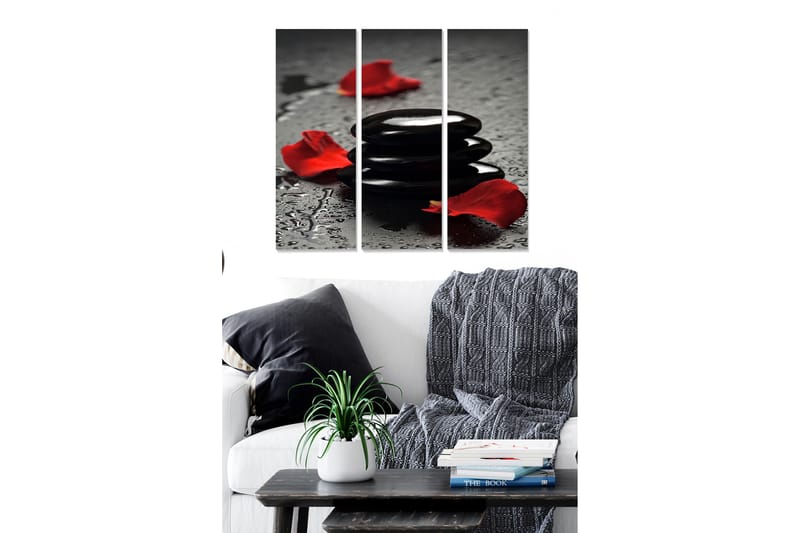 Tavla 3-Pack Flerfärgad Flerfärgad 20X50 - 20x50 cm - Inredning & dekor - Tavlor & konst - Canvastavla