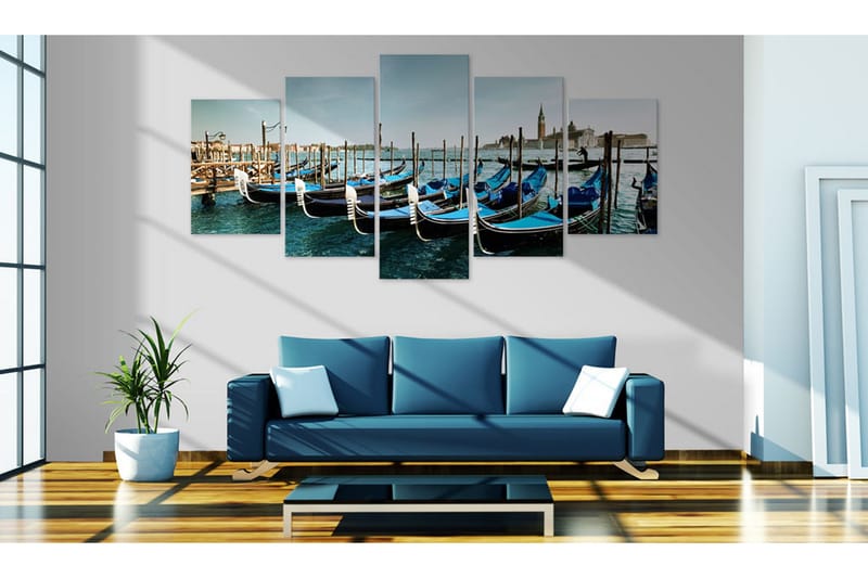 Tavla A Canal In Venice 200x100 - Artgeist sp. z o. o. - Inredning & dekor - Tavlor & konst - Canvastavla