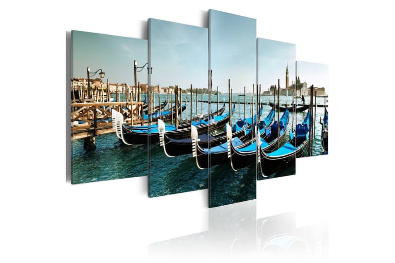 Tavla A Canal In Venice 200x100 - Artgeist sp. z o. o. - Inredning & dekor - Tavlor & konst - Canvastavla