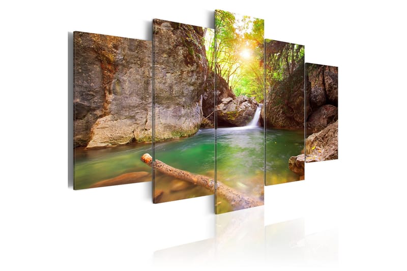 Tavla A Crystal Clean Lake 100x50 - Artgeist sp. z o. o. - Inredning & dekor - Tavlor & konst - Canvastavla