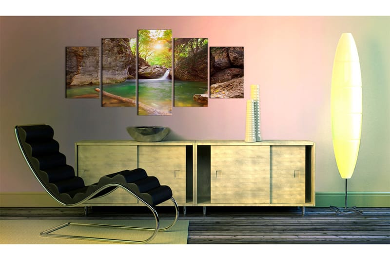 Tavla A Crystal Clean Lake 200x100 - Artgeist sp. z o. o. - Inredning & dekor - Tavlor & konst - Canvastavla