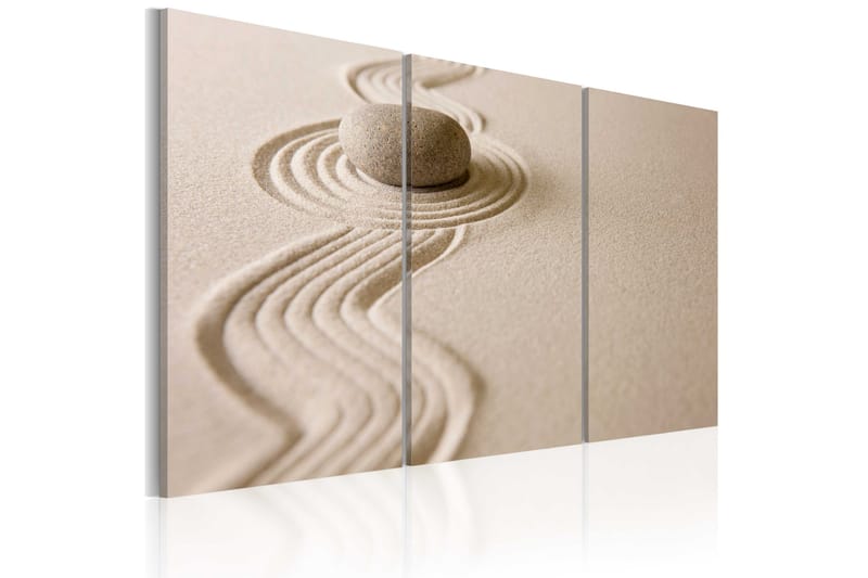 TAVLA A stone in a desert 90x60 - Artgeist sp. z o. o. - Inredning & dekor - Tavlor & konst - Canvastavla