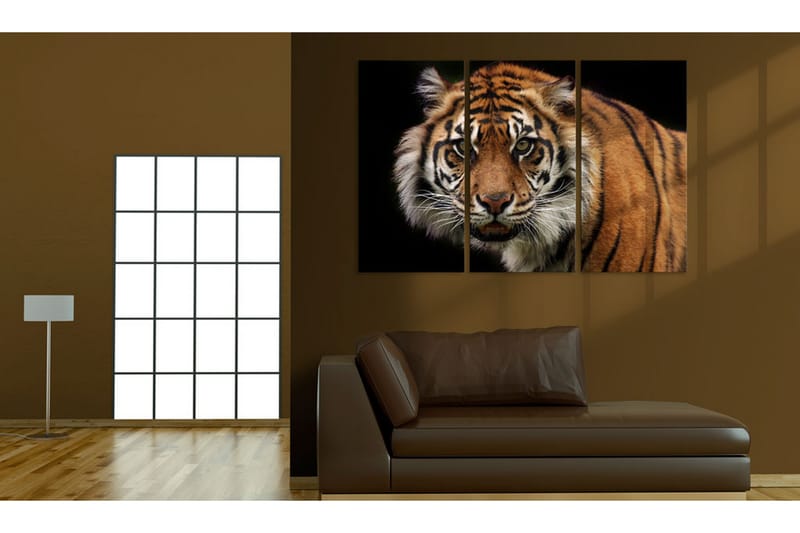 TAVLA A wild tiger 90x60 - Artgeist sp. z o. o. - Inredning & dekor - Tavlor & konst - Canvastavla