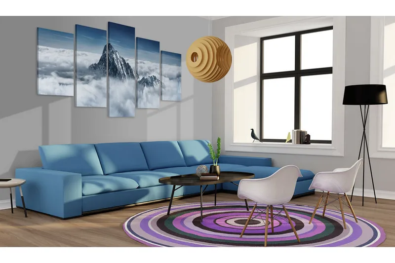 Tavla A Peak Rising Above The Clouds 200x100 - Artgeist sp. z o. o. - Inredning & dekor - Tavlor & konst - Canvastavla