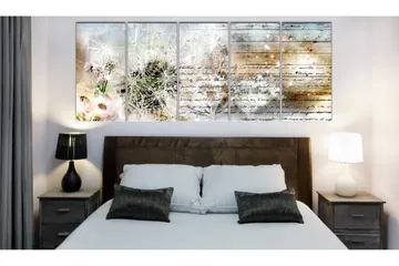 Tavla Abstract Dandelions 200x80 - Artgeist sp. z o. o. - Inredning & dekor - Tavlor & konst - Canvastavla