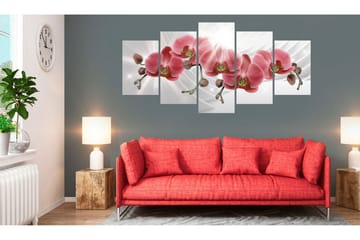 Tavla Abstract Garden Red Orchis 100x50 - Artgeist sp. z o. o. - Inredning & dekor - Tavlor & konst - Canvastavla